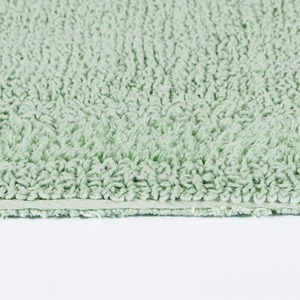 Luxury Reversible Cotton Bath Mat - Green by Homescapes