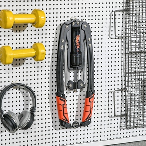 SPORTNOW Adjustable 22-440lbs Hydraulic Twister Arm Exerciser - Black by SPORTNOW