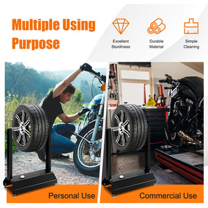 Motorcycle Wheel Balancer - Black by Costway