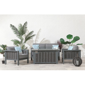 Suntime Luxury Dallas Lounge Set - Grey by Suntime