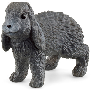 SCHLEICH Farm World Lop-Eared Rabbit Toy Figure - Grey by SCHLEICH