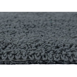 Luxury Reversible Cotton Bath Mat - Grey by Homescapes