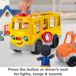 Little People Play House And School Bus Toddler Gift Set - Multicolour by Fisher Price
