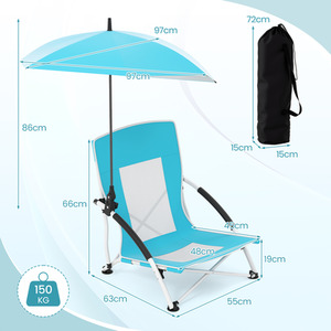 Beach Umbrella Chair by Costway