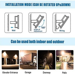 20W LED Flood Light, 6500K, IP65 - Black / 1 by ExtraStar