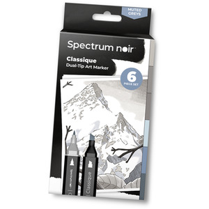 Spectrum Noir Classique 6 Pack - Muted Greys by Spectrum Noir