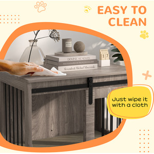 PawHut Dog Crate Furniture with Removable Cushion by PawHut