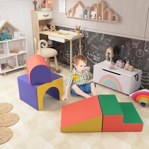 4 Piece Toddlers Soft Play Set - Red by Chilli Seating