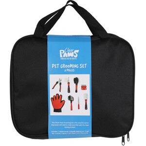 8 Piece Pet Grooming Set by Clever Paws