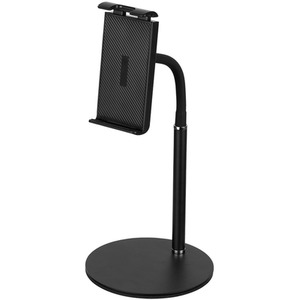 Carbon Steel Mobile Phone Stand for Desk - Black by Livingandhome