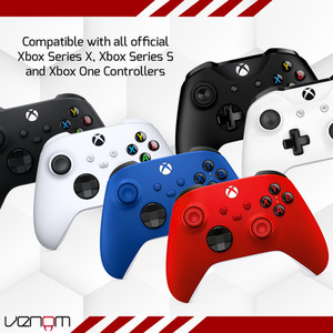 Venom Xbox Twin Charging Dock with Rechargeable Battery Packs - Black by Venom