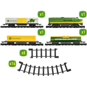 John Deere 28 Piece Mini Train Set - Green by Lionel