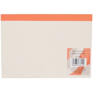 Apricot Crush Sticky Note Set - Pink