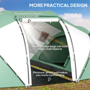 Outsunny Camping Tent With UV Protection by Outsunny