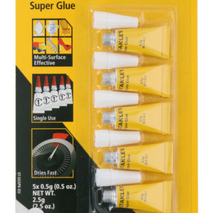 Multi Purpose Super glue ECA 5pcs Super Strong for Tubes, Vases and Other Items - Yellow