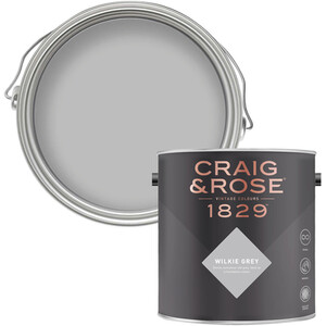 Craig and Rose Chalky Matt Emulsion - Wilkie Grey by Craig & Rose