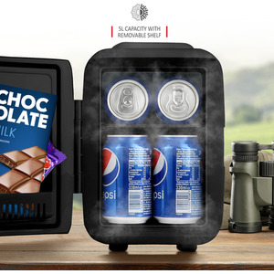 5L Mini Fridge - Black by NETTA