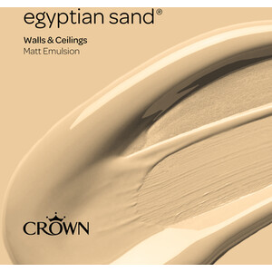 Crown Matt Breatheasy Emulsion Paint - Egyptian Sand by Crown Paints
