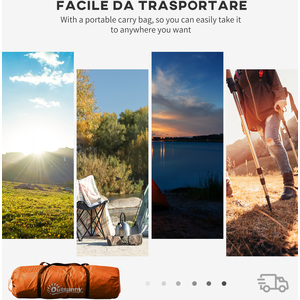 Outsunny Camping Tent With UV Protection by Outsunny