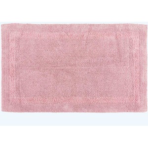 Luxury Reversible Extra Large Bath Mat - Blush Pink by Homescapes