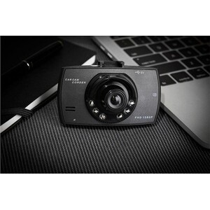 HD Car Dash Camera with SD Card - Black