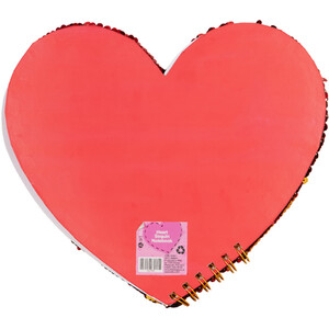 Heart Sequin Notebook - Multicolour