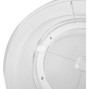 Crystal Swivel Makeup Organiser - Crystal White by Livingandhome