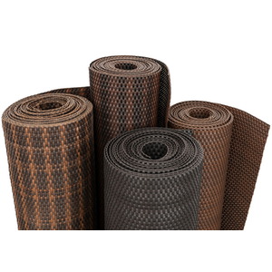 Artificial 1m Poly Rattan Weave Privacy Screen - Green by RattanArt