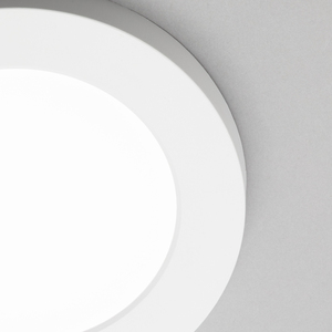 Darly LED 6 Watt Flush Ceiling or Wall Light - White by Litecraft