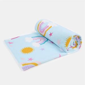 Rainbow Beach Towel Microfibre - Blue by OHS