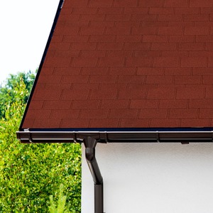 Premium Bitumen Roof Shingles for Sheds, Gazebos, and Outdoor Buildings 20 Pcs - Red by NOVECRAFTO