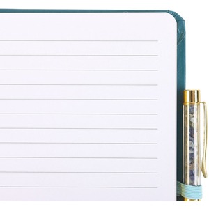 Hand of Hamsa Notebook, Journal with Crystal Chip Pen - A5 by Kingsbury Gifts