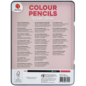 Pack of 18 Artist Colouring Pencils by Deco Time
