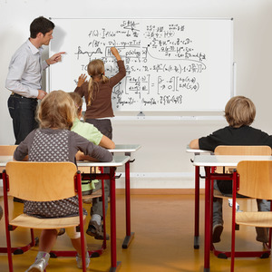 Rolling Whiteboard on Wheels - White by Costway