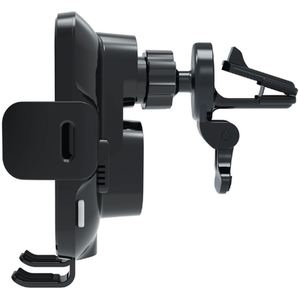 Universal Wireless Charging Phone Holder and Telescopic Mount - Black by PW3R