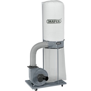 Draper 1500W Dust Extractor - 153L - Grey by Draper