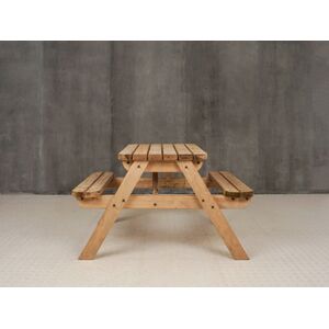 Classic Pub Style Picnic Bench and Table - Natural / 150cm by Arbor Garden Solutions