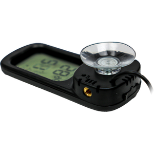 Swell Reptiles Digital Thermometer Hygrometer with Alarm - Black by Swell Reptiles