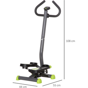 HOMCOM Adjustable Stepper - Grey by HOMCOM