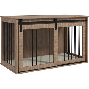 PawHut Dog Crate Furniture with Removable Cushion by PawHut