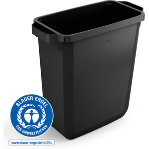 Durable DURABIN ECO Waste Bin 60 Litre - Black by Durable