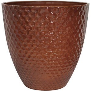 Plastic Glazed Effect Pot by Ornate Collection