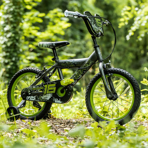 HUFFY Delirium Matte Storm 16-inch Children's Bike - 21720W - Black/Green by HUFFY