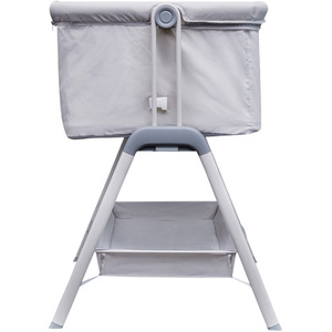 Snoozie Bedside Crib Antarctica Grey - Grey by Kinder Valley