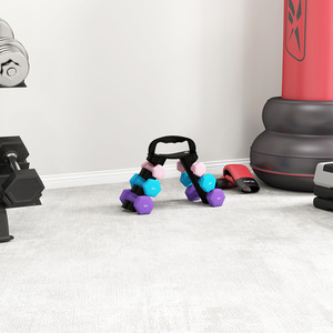 SPORTNOW Dumbbells Set with Carry Rack by SPORTNOW