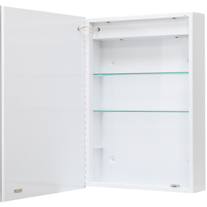 LED Mirror Cabinet With Shaver Socket - White by Livingandhome