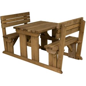 Alders Wooden Picnic Bench and Table Set by Arbor Garden Solutions