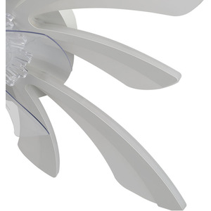 LED Ceiling Fan Light with Butterfly Wing Design - White by Livingandhome
