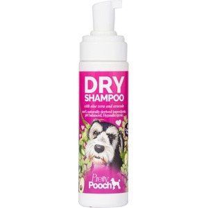 Pretty Pooch Dry Shampoo Mousse - Contains Aloe and Avocado - Pink by Pretty Pooch