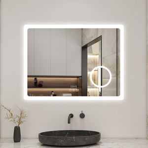 LED Bathroom Mirror with Bluetooth Speaker, 3 Colours Lights by AicaBathroom